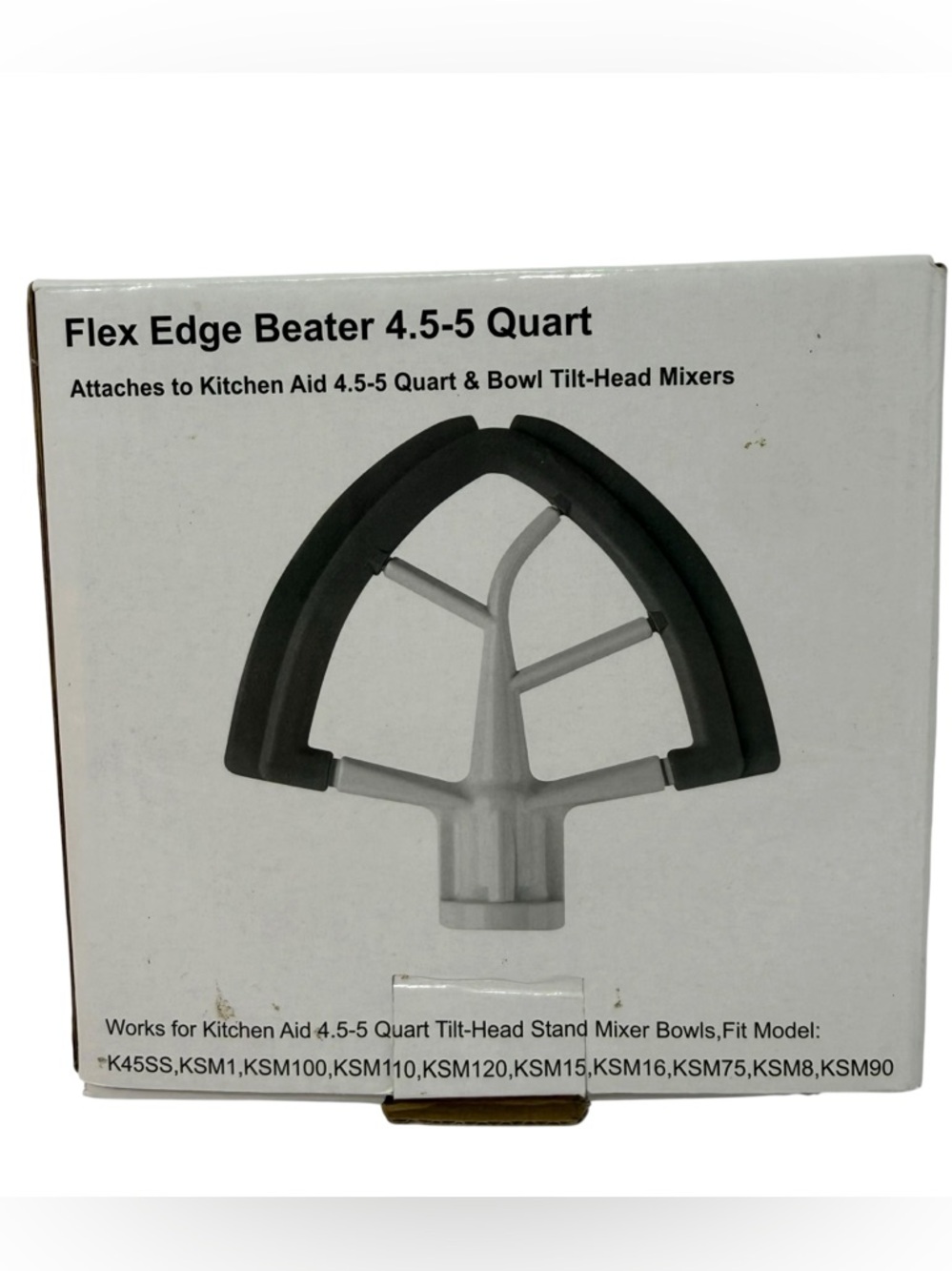 Flex Edge Beater for KitchenAid Tilt-Head Stand Mixer 4.5-5 Quart New